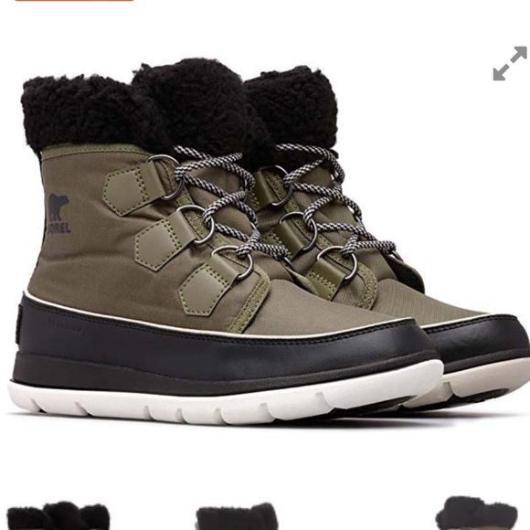 Sorel Explorer Nylon Carnival Boot - Olive - Picture 2 of 11